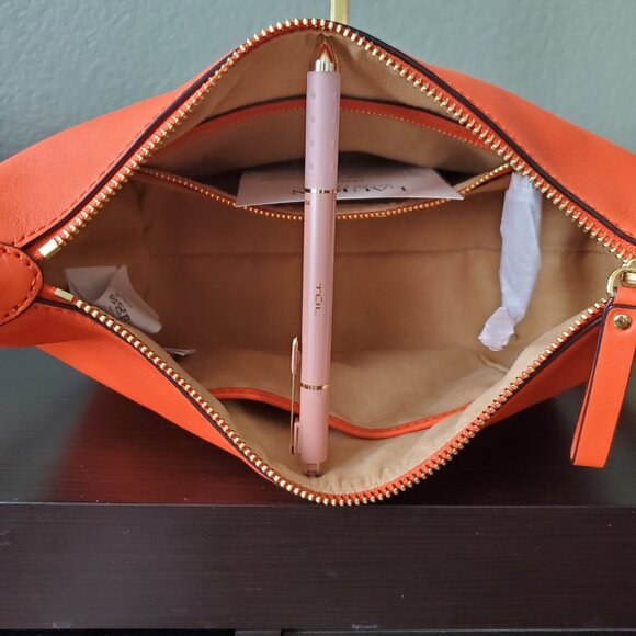 Lauren Ralph Lauren Kassie Leather Convertible Shoulder Bag - Picture 5 of 7